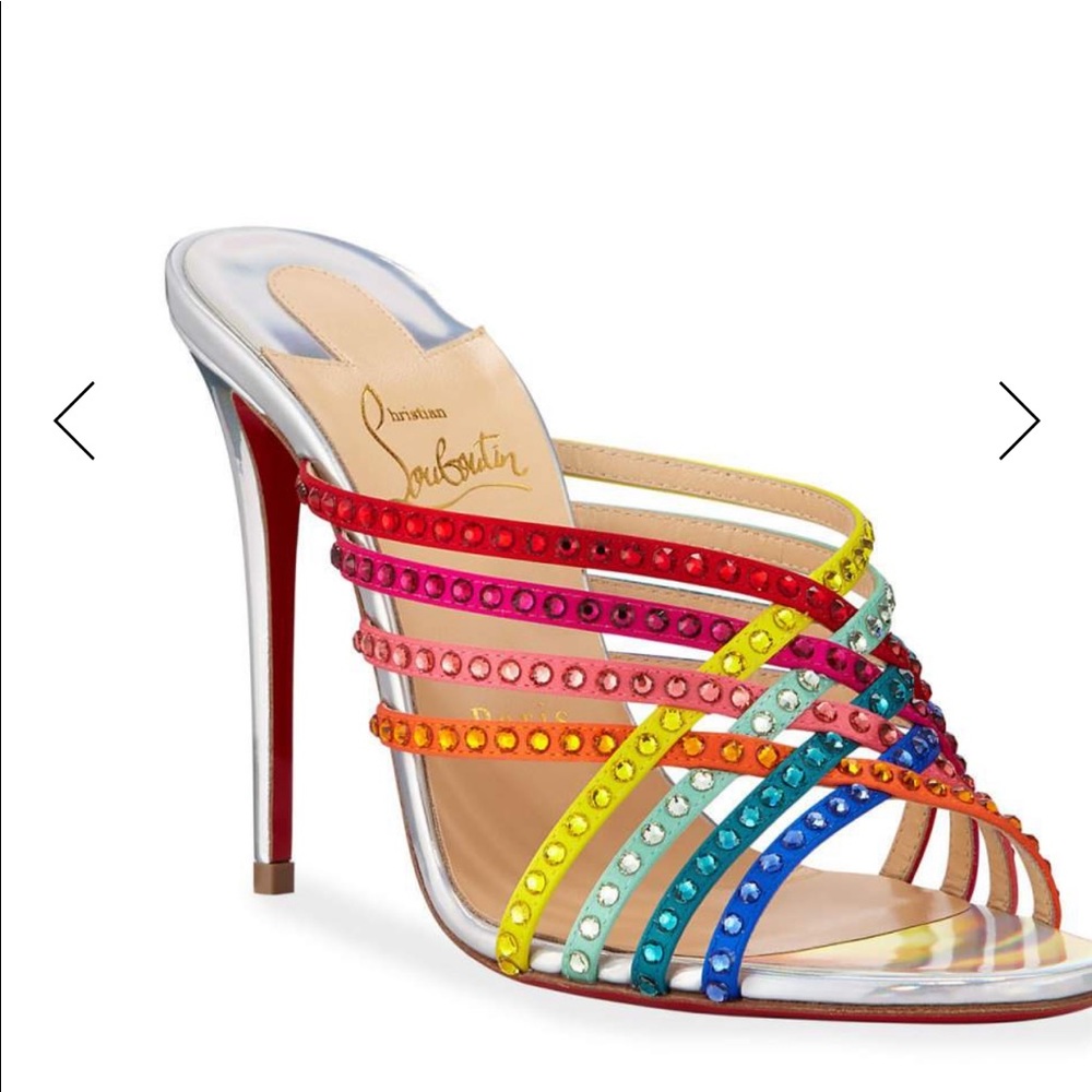 Louboutin Marthastrass 100mm Sandal Heel - Picture 5 of 7
